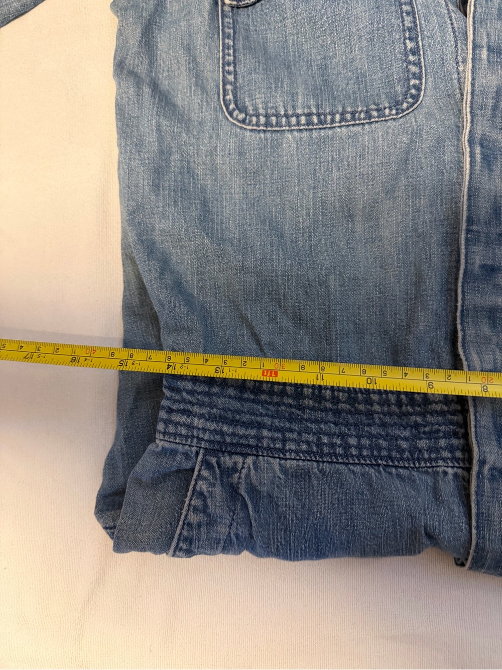 Madewell Light Wash Denim Utility Jumpsuit  - XS - Picture 8 of 10